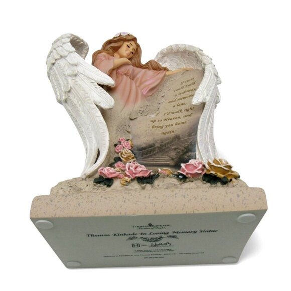 Hamilton Collection Angel In Loving Memory Statue MEMORIAL FIGURINE 12" Tall - Picture 9 of 12